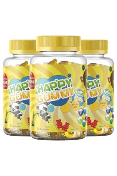 happy gummy مكمل غذائي للأطفال خالٍ من الجيلاتين 2+1 خالٍ من العناصر 180 جرام