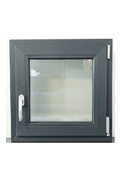 deceuninck Fereastră termopan, Deceuninck, PVC, 5 camere, 560mm x 560mm, gri ...