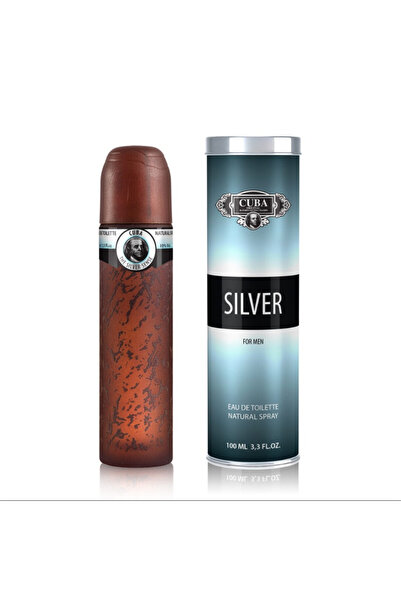 Cuba Parfum PcDesign, Silver, Barbati, Apa de Parfum, 100 ml