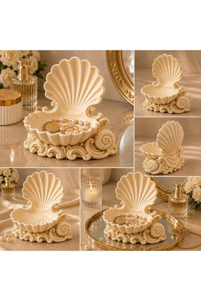 farist Seashell Jewelry and Gem Organizer – Decorative Oyster Design – 3D Pri...