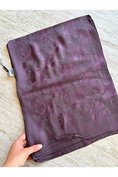 HAREM SCARF وشاح نورا بيرل دايموند أورين شال داكن من فرو المنك