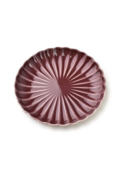 MONDEX Farfurie de desert din porțelan AFFEKDESIGN EVIE BURGUNDY 20.5x3 cm Bu...