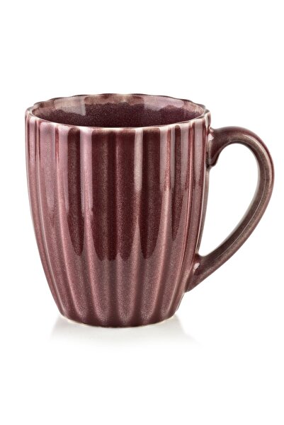 MONDEX Cană ceramică AFFEKDESIGN de EVIE 360 ml 8.7x11.5x10 cm Bordeaux 1 buc.