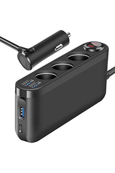 Aputue URBANNX 200W High Power Car Lighter Splitter with Dual USB Ports and Q...