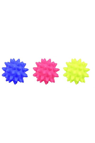 Pawise Minge de câine din vinil, fosforescentă, cu țepi, 6 cm