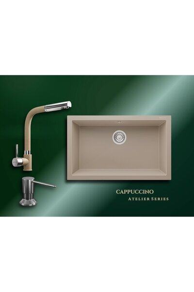 RealStone Cappuccino Atelier Series Gordion 77 K013 & Sümela Premium Mutfak K...
