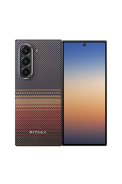 PITAKA Husă MagEZ 5 600D Aramid pentru Samsung Galaxy Z Fold 6 - Apus de soare