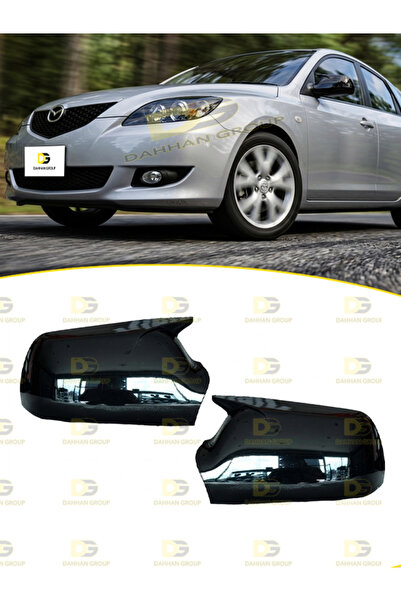 DG Power Mazda 3 2003 - 2009 Batman Yarasa Ayna Kapağı Parlak Siyah Abs Plast...