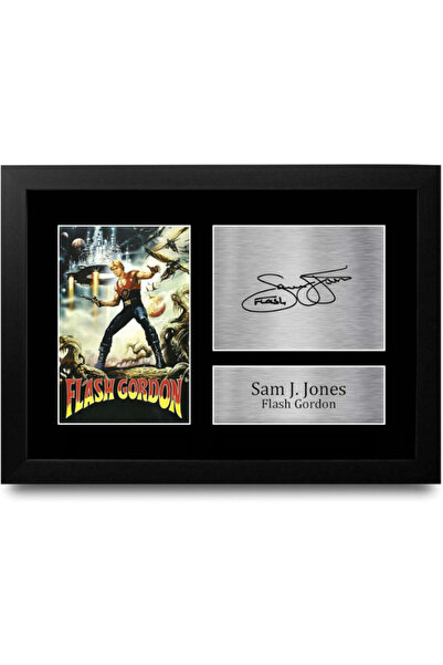 HWC Trading FR A4 Sam Jones Flash Gordon Gifts Printed Signed Autograph Pictu...