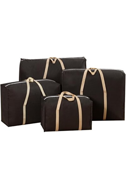 HI-FINE 4-Piece Set of Extra-Large Oxford Cloth Moving Storage Bags—Waterproo...
