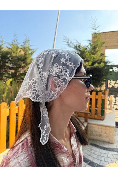 Bo Takı ve Aksesuar Lace Tulle Bandana