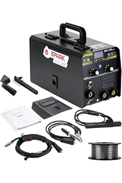 Spark Mig Iron Welding Machine Mig 250 Amp Welding Machine with Welding Wire ...