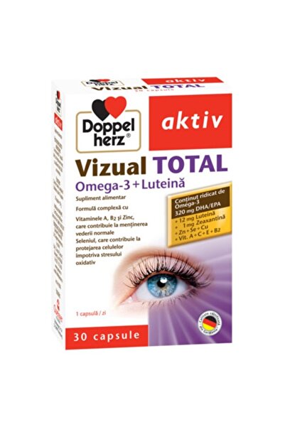 doppel herz DOPPELHERZ AKTIV VISUAL TOTAL supliment alimentar, 30 capsule