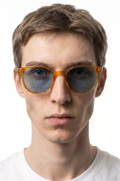 Bilge Karga Bivarden Orange Blue Men's Sunglasses