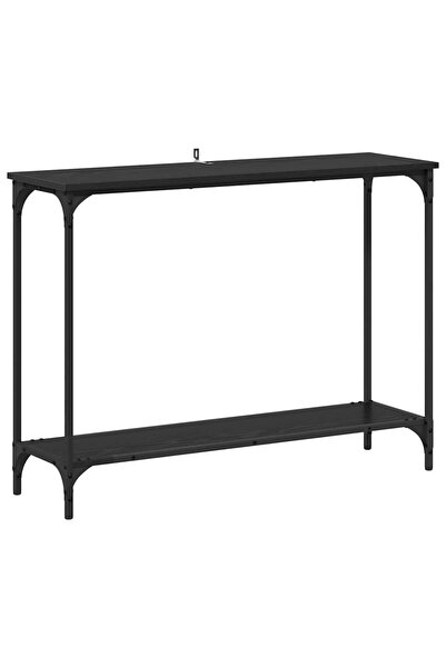vidaxl Masă de consolă Stejar negru 101 x 30.5 x 75 cm Lemn compozit