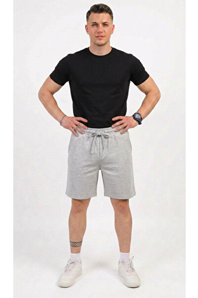 STRAVON Men's Pique Fabric Double-Legged Relaxed Fit Summer Shorts -Karmelanj