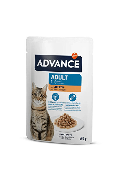 Advance SVL-SHOP Cat Adult Chıcken Wet (183613) Pouch 12x85gr