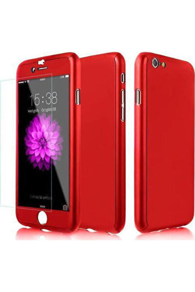 OEM Πλήρης Προστασία 360° Πλαστικό Κόκκινο (iPhone 6/6s Plus)