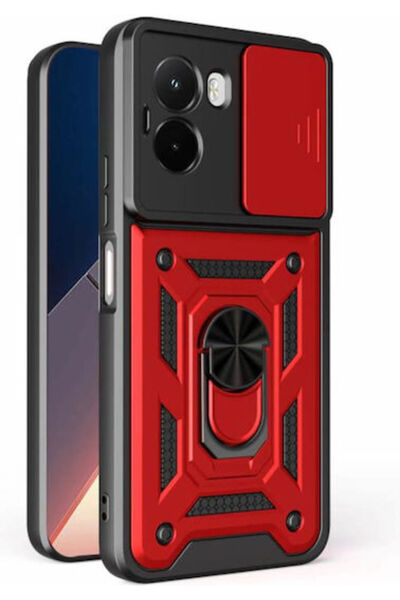OEM Συρόμενο Πίσω Κάλυμμα Μεταλλικό Κόκκινο (Poco M7) Κωδικός: BA-00607