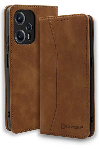 OEM Θήκη Βιβλίο από Συνθετικό Δέρμα Καφέ (Poco F5 / Redmi Note 12 Turbo)