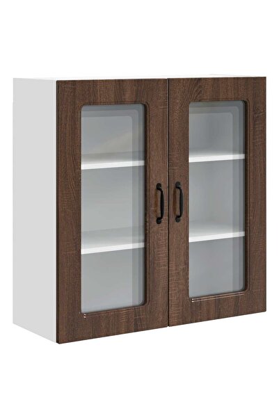 vidaxl Dulap de bucătărie Kalmar Stejar închis 80 x 31 x 80 cm