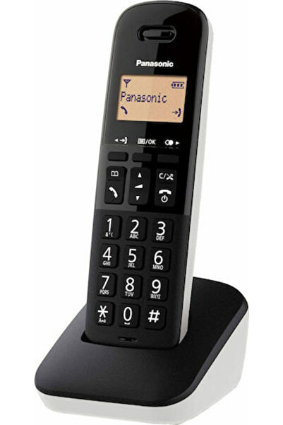 PANASONIC KX-TGB610JTW Ασύρματο Τηλέφωνο Μαύρο/Λευκό
