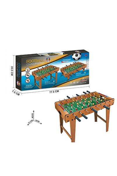 iTajir Children's Wooden Foosball Table Game with Integrated Legs and Goal Sc...