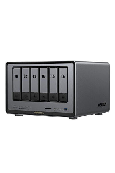 Ugreen NASync DXP6800 Pro 6-слотов NAS, Intel Core i5-1235U, Двоен 10GbE, Без...