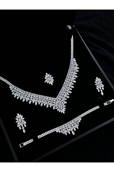 sedra High-End Zircon Accessories 4 Pieces