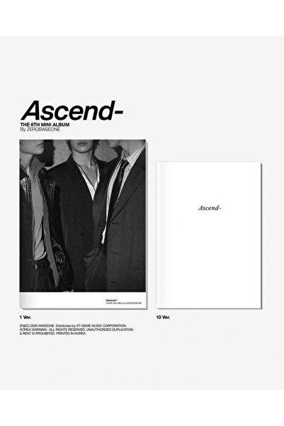 tays store ZEROBASEONE - 6th Mini Album [Ascend-] Photobook Ver. (RANDOM)