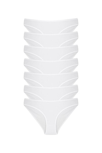 Dominant Chiloți de damă din bumbac colorați, tip BIKINI, pachet de 7