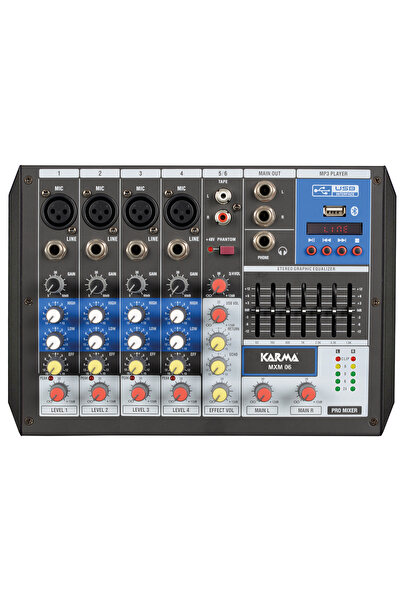 Karma Mixer de microfon cu 6 canale