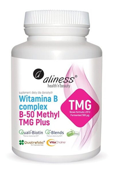 Aliness Complex de Vitamine B B-50 Metil 100 Capsule