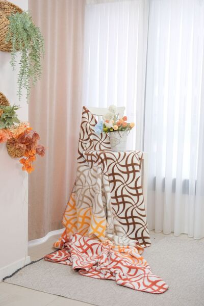 SESLİ TEKSTİL Cotton Blanket Single - Multi-Colored
