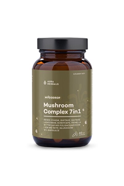 Aura Herbals Mycodrop Complex de Ciuperci 7W1 60 Capsule