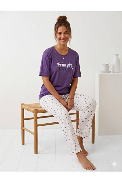 Sude HOMEWEAR Set de pijamale cu mânecă scurtă, mărime mare