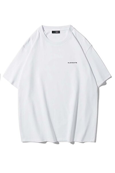 BRZ COLLECTION Unisex Oversize One More Rep T-Shirt (White)