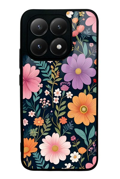 Spoyi حافظة هاتف Xiaomi Mi 15T بتصميم زهور لامعة