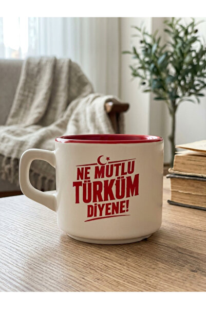 PALTO TASARIM What a Happy Turkish Phrase! 01 White Venus Mug - Gift Mug Cup