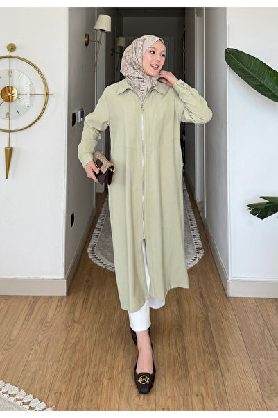 Moda Misali Fermuarlı Giy Çık Tunik
