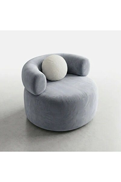 S Home Design Concept Laura Berjer, Yönsüz Kadife Gri