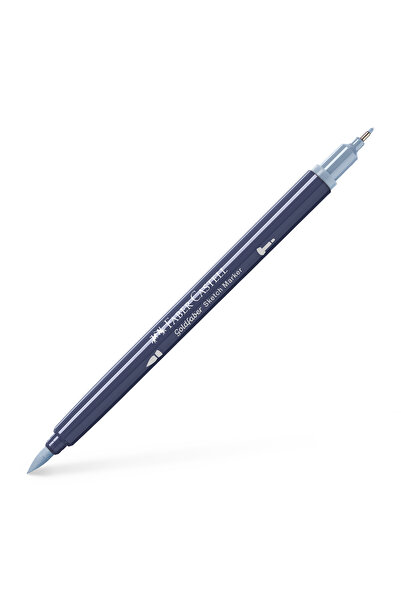 Faber Castell Marker pentru schițe cu două vârfuri Gri rece XII 242 Goldfaber...