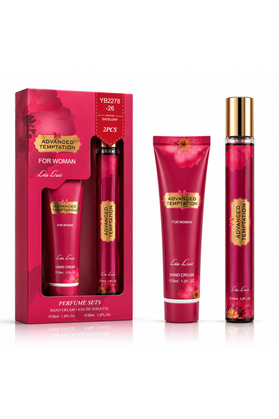 Lea Luis Set cadou Advanced Temptation For Woman, Apă de toaletă 35 ml + Crem...