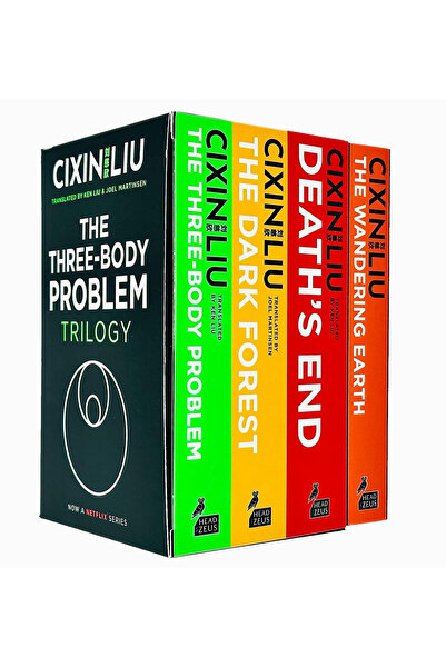 pçs Cixin Liu Three-Body Problem 4-Book Collection Set - The Three-Body Probl...