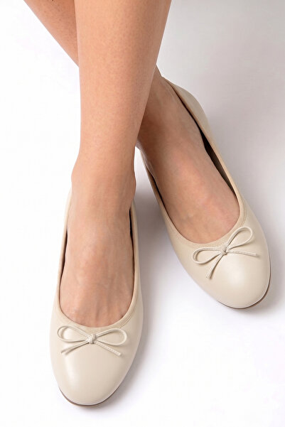 LUVETTO Round Toe Bowknot Closed Orthopedic Classic Ballerinas New Season