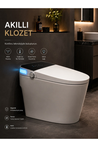 MİXSA ENG Lüx Çok Fonksiyonlu Akıllı Klozet