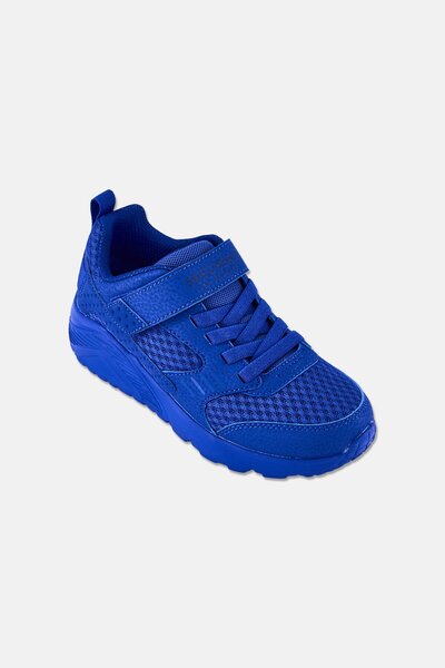 SKECHERS Kids Boy Zelton Velcro Closure Outdoor Shoes, Blue