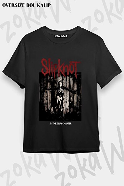 ZOKAWEAR Μπλουζάκι Unisex Loose Fit με στάμπα Slipknot v12