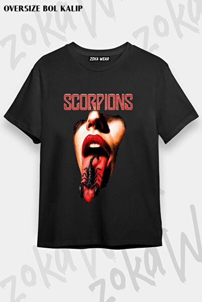 ZOKAWEAR Μπλουζάκι Unisex Loose Fit με στάμπα Scorpions v1