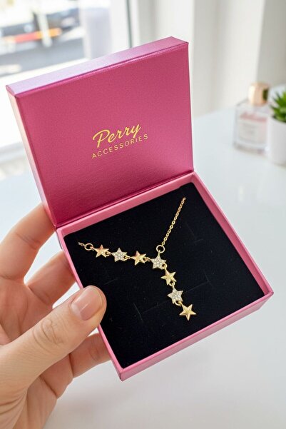 perry accessories kararmaz çelik yaz kolyesi dekolte kolye gold y kolye dekol...